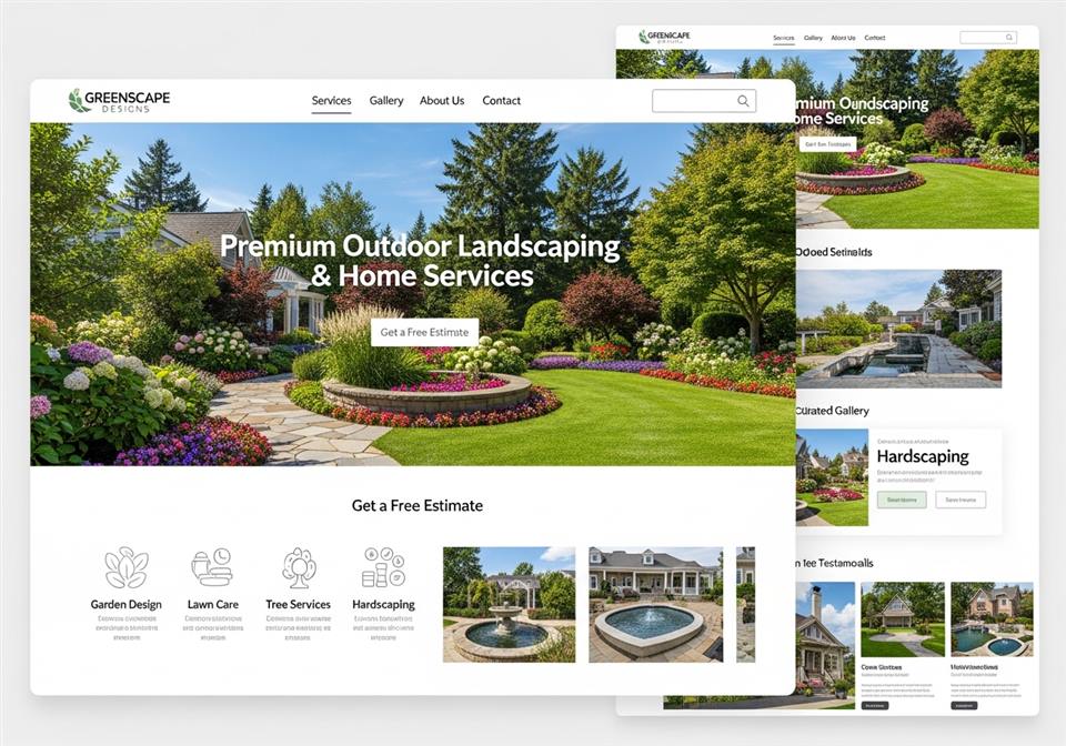 Greenscape Designs case study preview