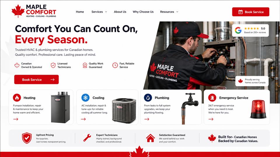Maple Comfort case study preview